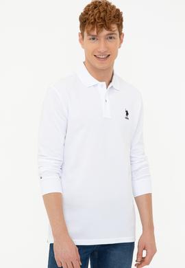 Erkek Beyaz Basic Sweatshirt