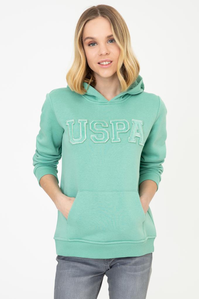 Kadın Mint Yeşili Sweatshirt Basic