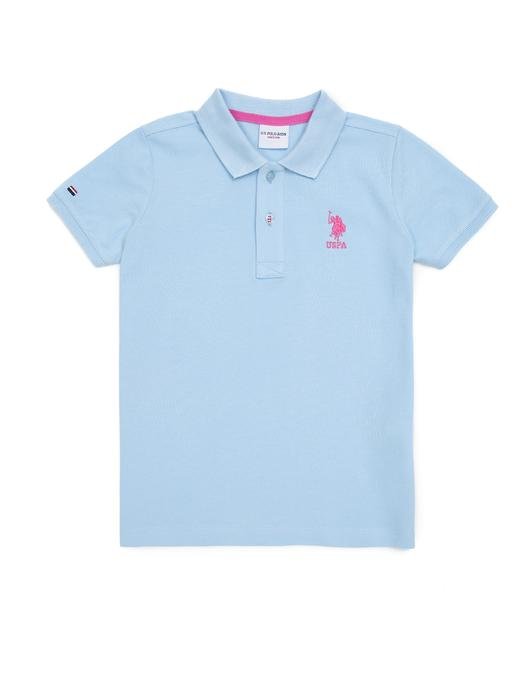 Erkek Çocuk Açık Mavi Polo Yaka Tişört