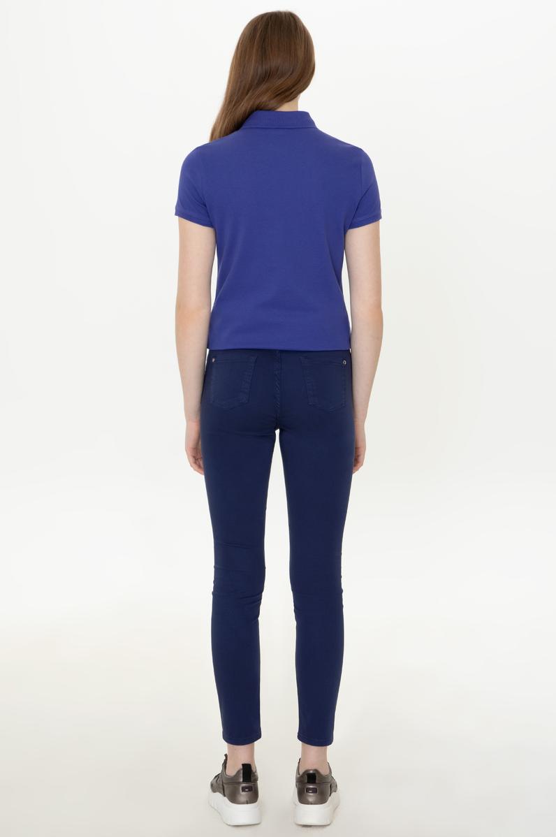 Kadın Lacivert Toothpick Fit Pantolon