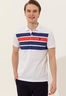 Erkek Mavi Polo Yaka T-Shirt