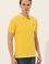 Erkek Açık Sarı Polo Yaka T-Shirt Basic