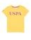 Çocuk Açık Sarı Bisiklet Yaka Tişört