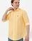 Erkek Açık Sarı Uzun Kollu Gömlek