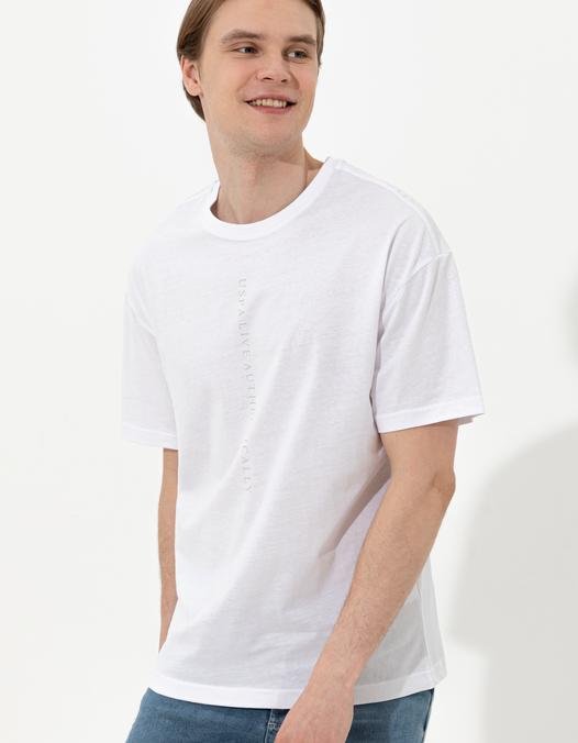 Erkek Beyaz T-shirt
