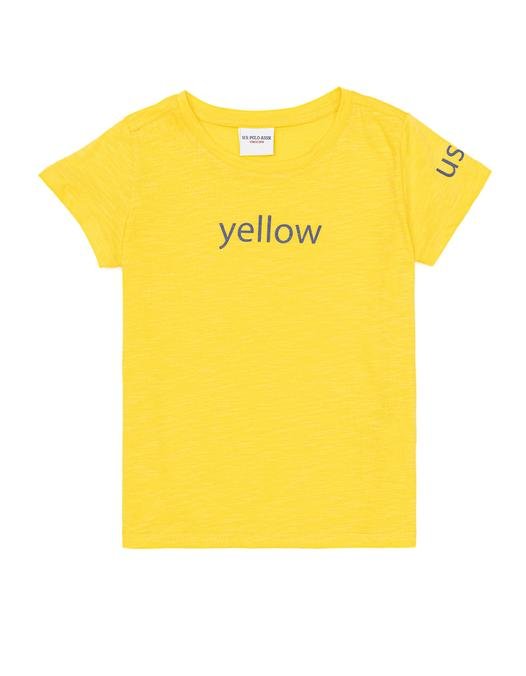 Kız Çocuk Açık Sarı Tişört