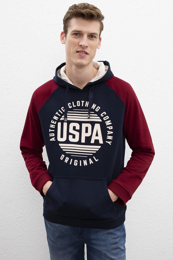 Erkek Lacivert Kapüşonlu Sweatshirt