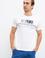 Erkek Beyaz Balıkçı Yaka T-Shirt