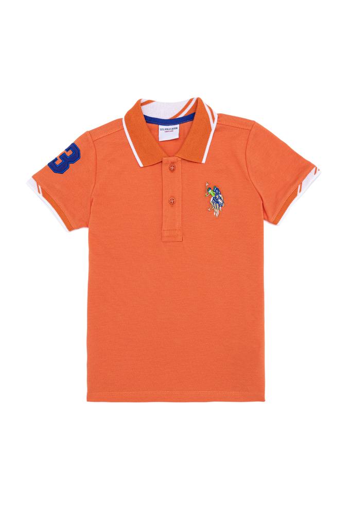 Erkek Çocuk Turuncu Polo Yaka Tişört