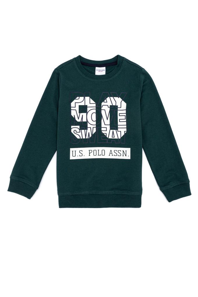 Erkek Çocuk Yeşil Sweatshirt