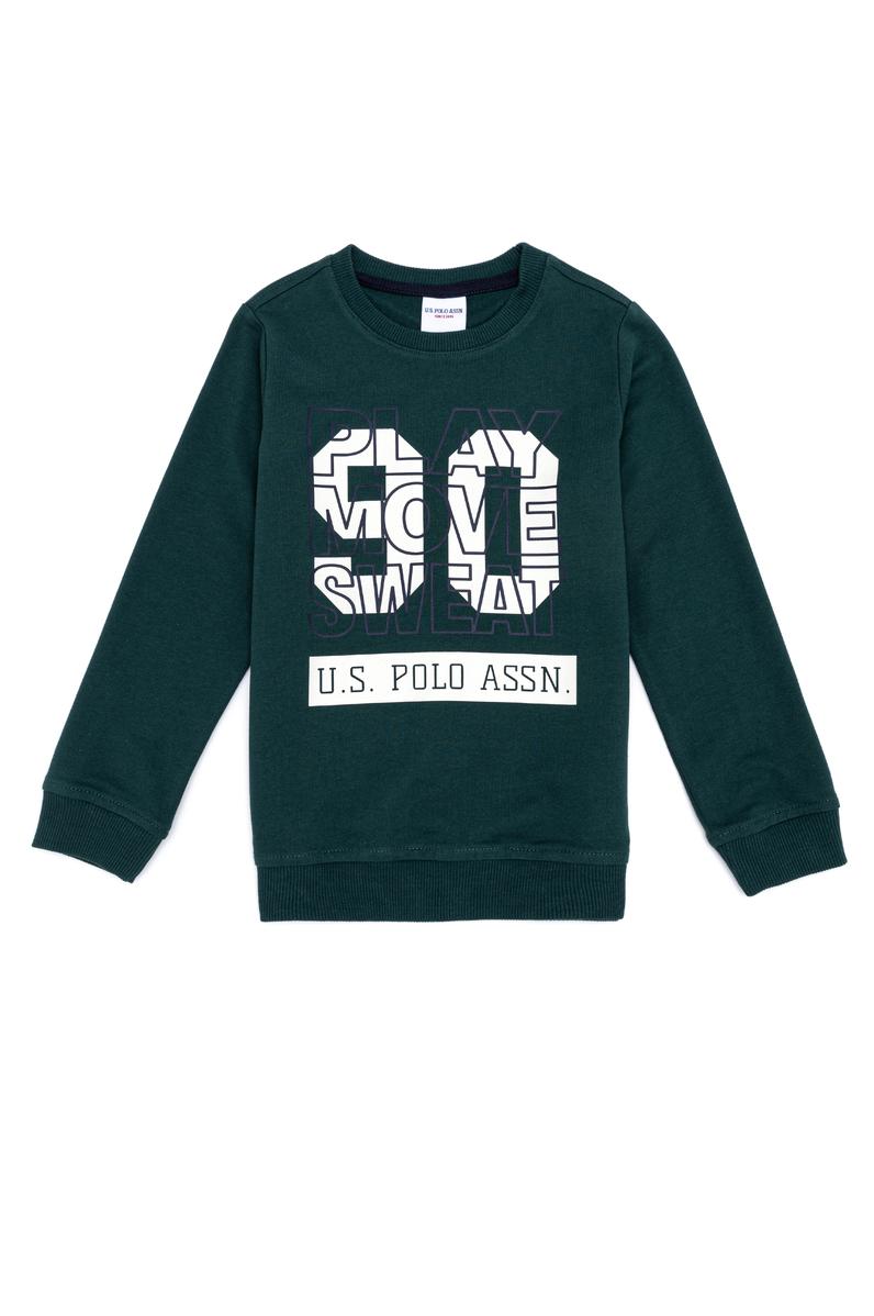 Erkek Çocuk Yeşil Sweatshirt