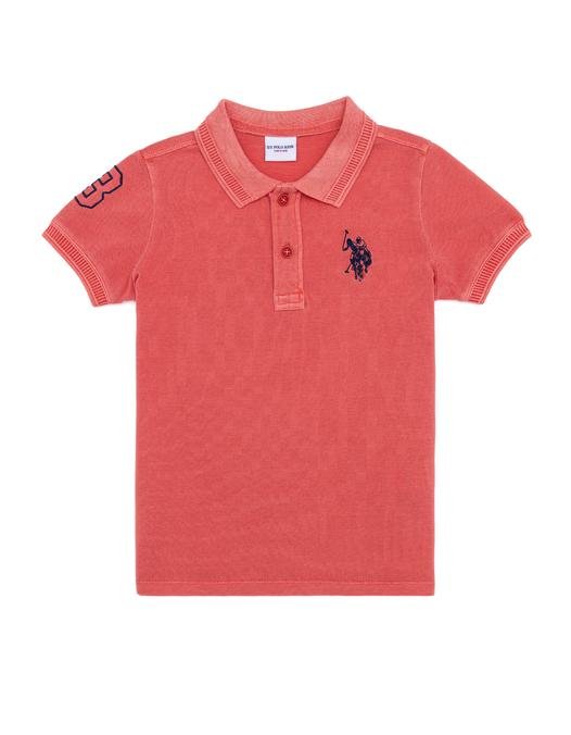 Erkek Çocuk Kırmızı Polo Yaka Tişört