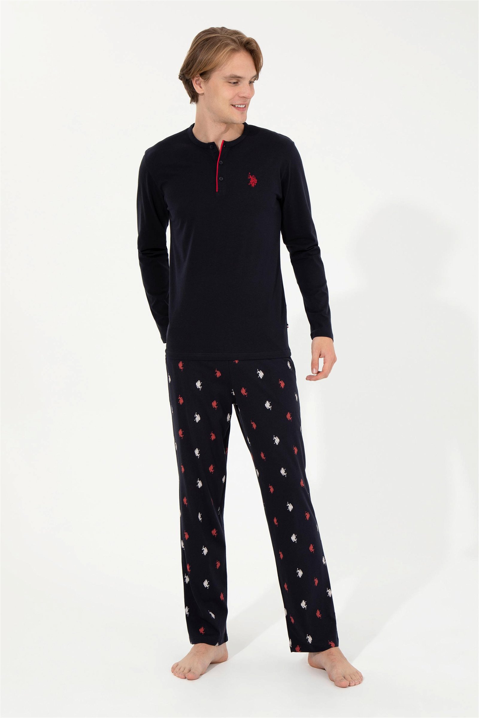 Erkek Lacivert Pijama Takımı
