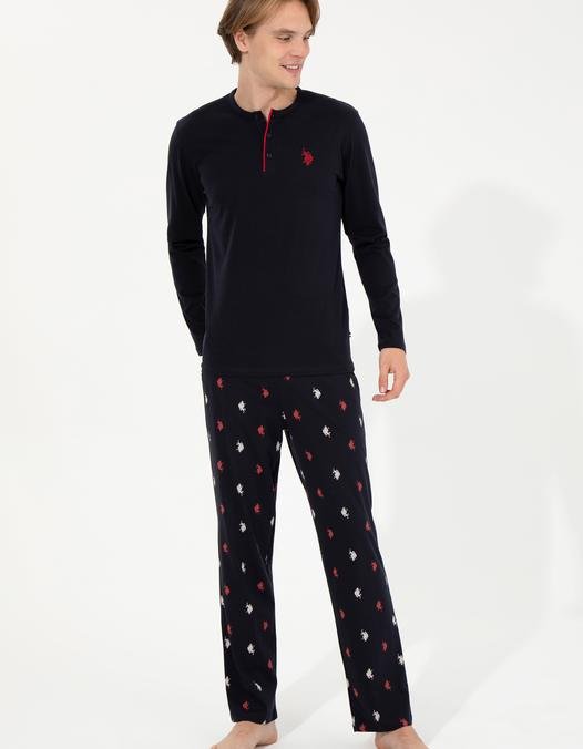 Erkek Lacivert Pijama Takımı