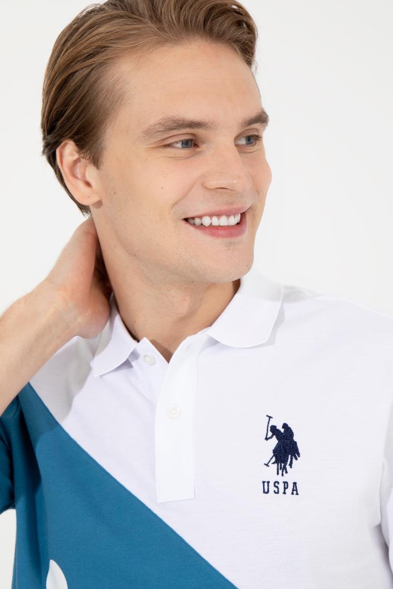 Erkek Petrol Mavisi Polo Yaka T-Shirt