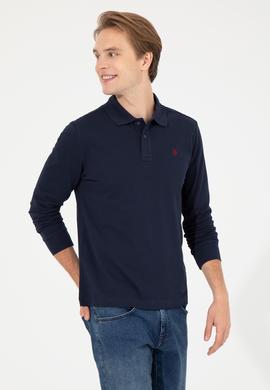 Erkek Lacivert Basic Sweatshirt