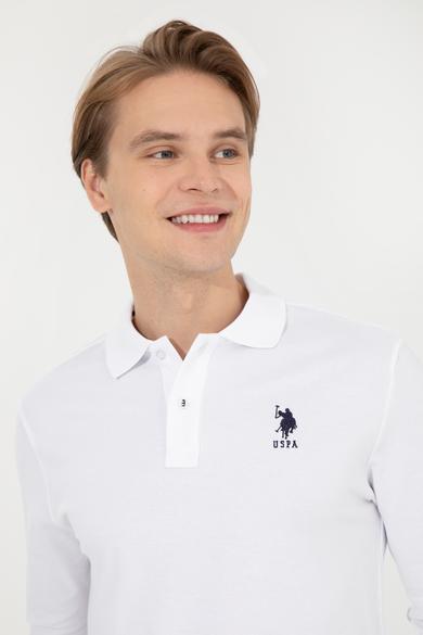 Erkek Beyaz Basic Sweatshirt_1