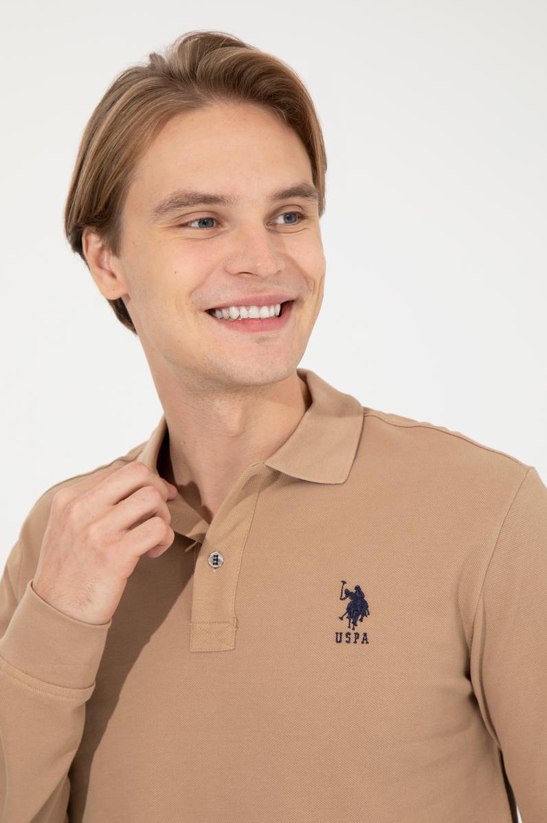 Erkek Camel Basic Sweatshirt