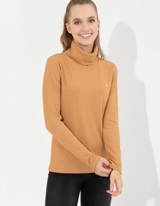 Kadın Camel Sweatshirt