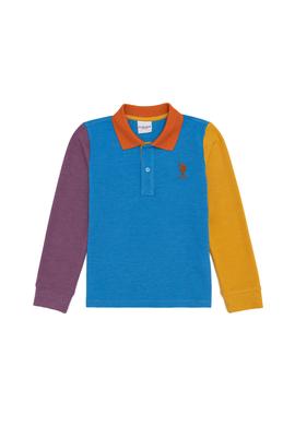 Erkek Çocuk Mavi Melanj Sweatshirt