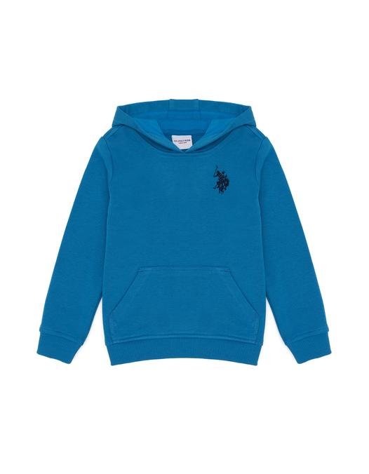 Erkek Çocuk Kobalt Mavi Basic Sweatshirt