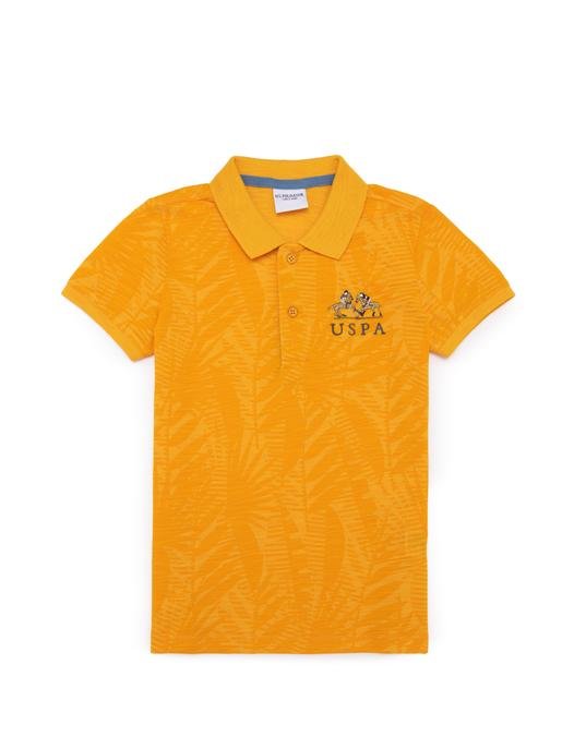 Erkek Çocuk Sarı Polo Yaka Tişört