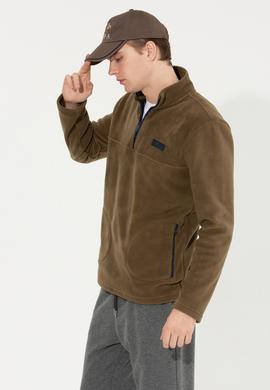 Erkek Coconut Dik Yaka Sweatshirt
