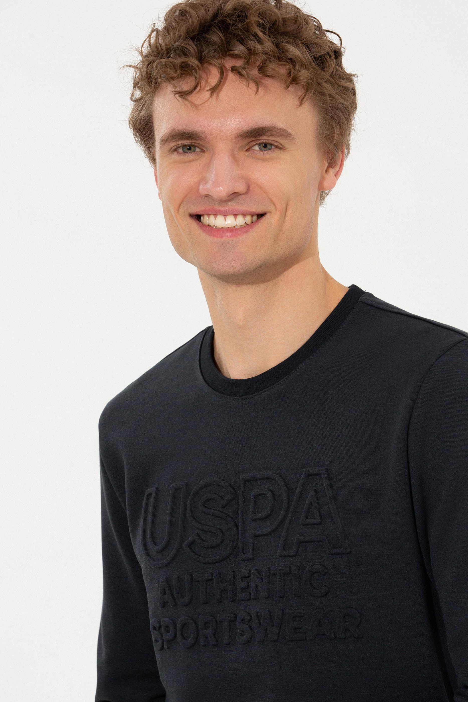 Erkek Lacivert Sweatshirt