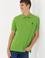 Erkek Polo Yaka Elma Yeşilı T-Shirt Basic