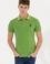 Erkek Yeşil Polo Yaka T-Shirt Basic