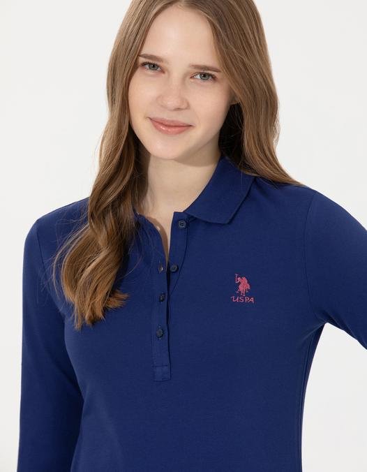 Kadın Mavi Basic Sweatshirt