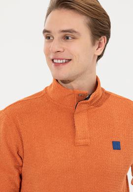 Erkek Kiremit Sweatshirt