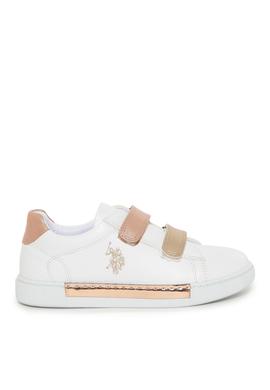 Kız Çocuk Toz Beyaz Sneaker