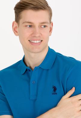 Erkek Petrol Basic Polo Yaka Tişört