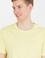 Erkek Açık Sarı Basic Bisiklet Yaka Tişört