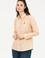 Kadın Safran Uzun Kollu Basic Gömlek