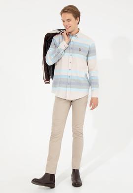 Erkek Haki Chino Pantolon
