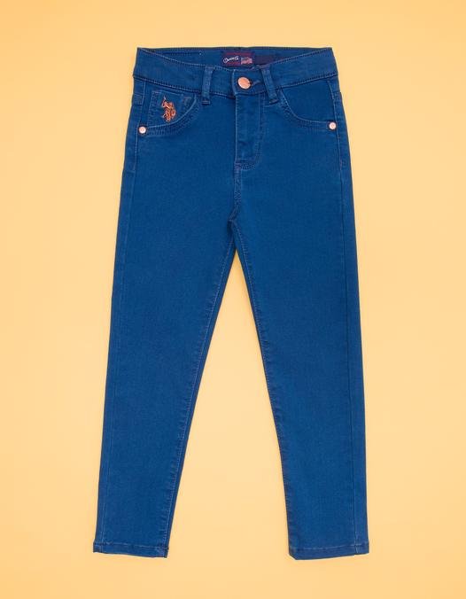 Kız Çocuk Açık Mavi Jean Pantolon