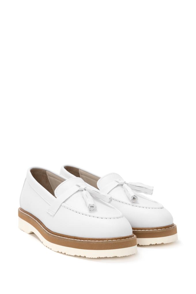 Kadın Beyaz Loafer
