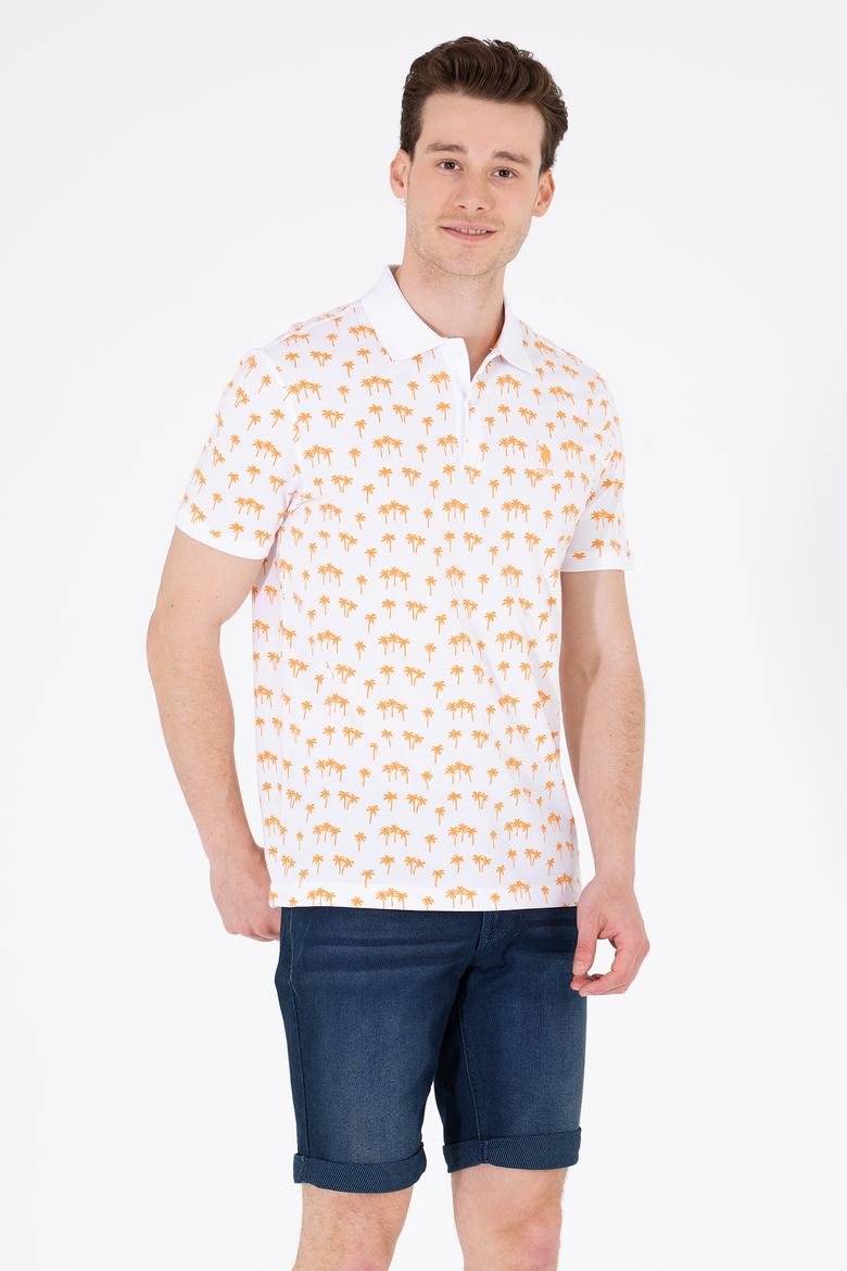 Erkek Turuncu Polo Yaka T-Shirt