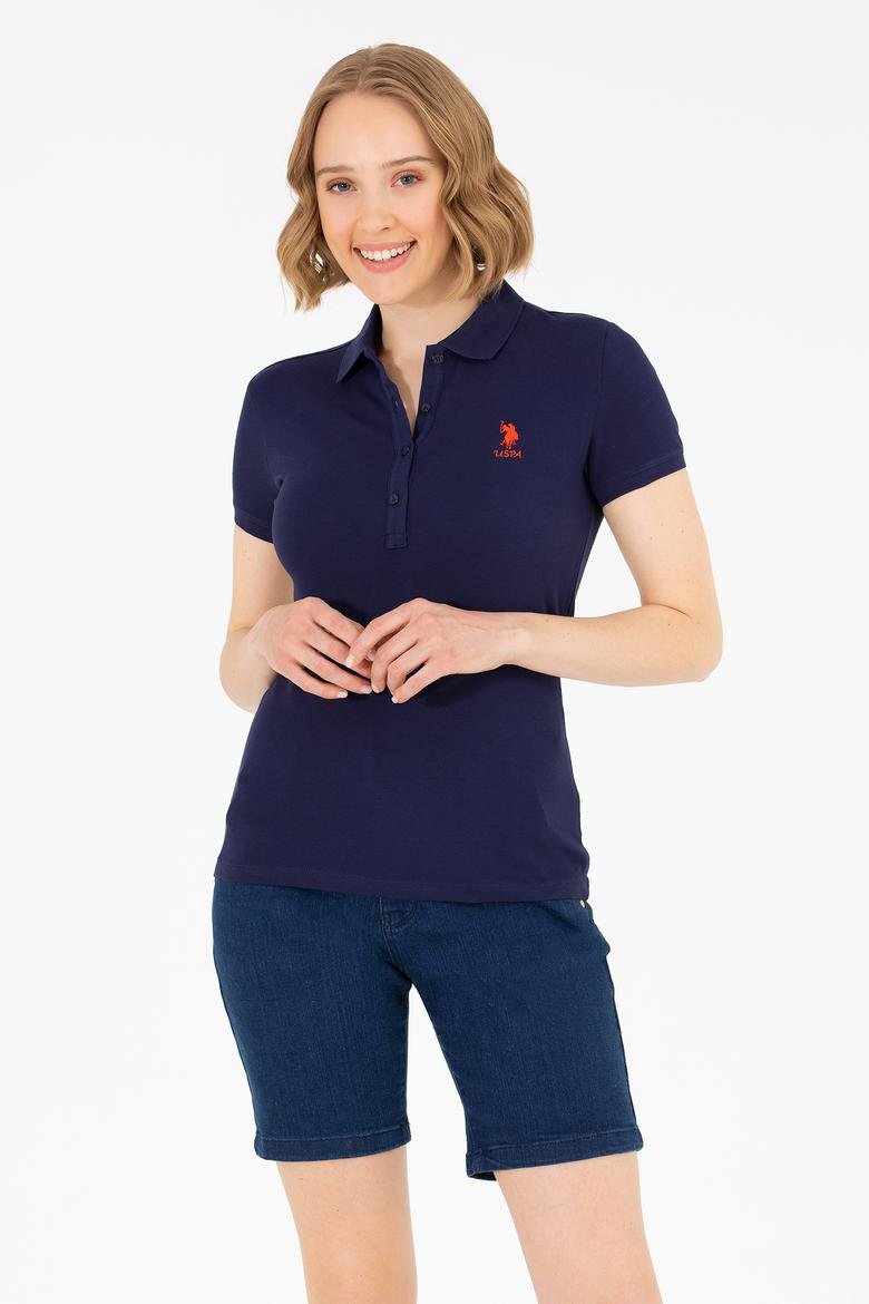 Kadın Lacivert T-Shirt Basic