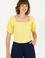 Kadın Neon Sarı Kısa Kollu Gömlek