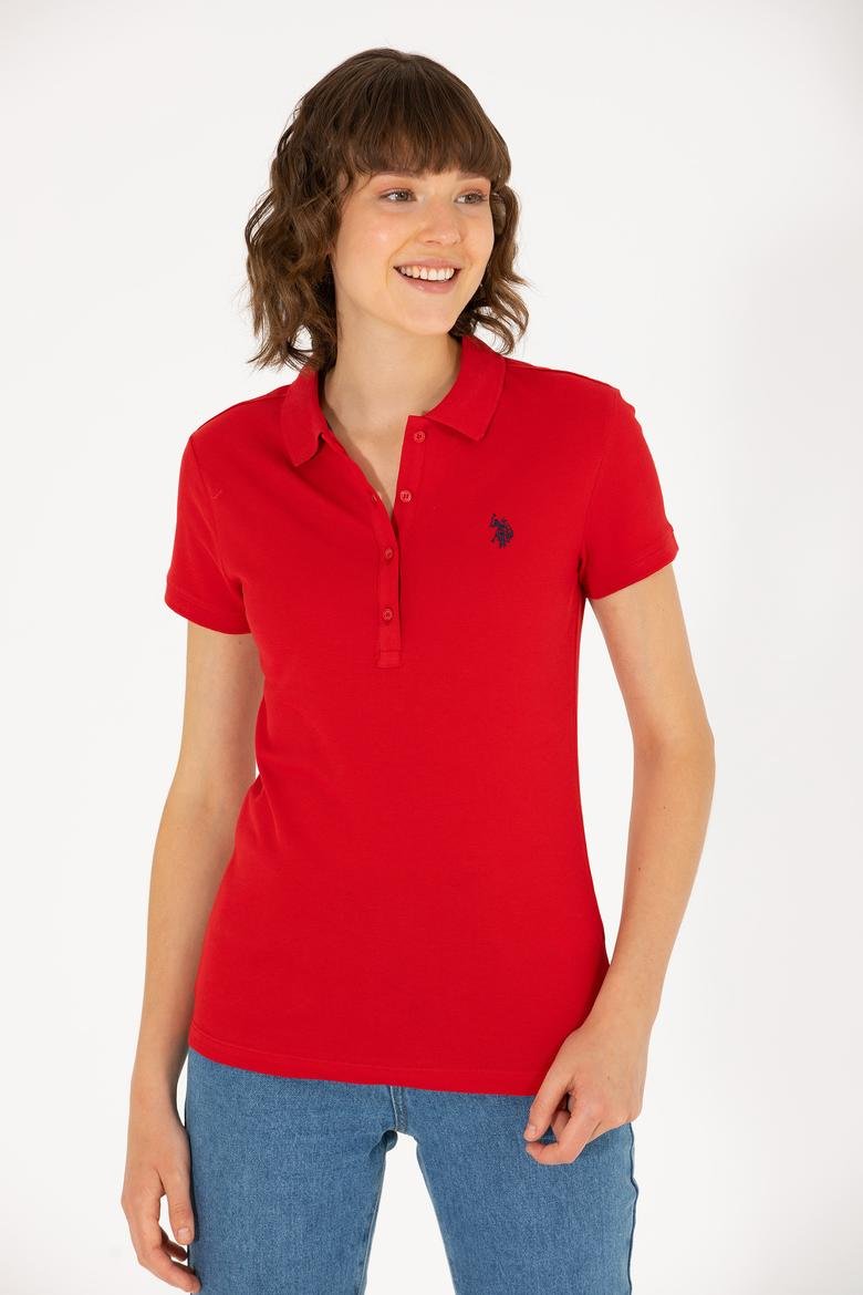Kadın Kırmızı T-Shirt Basic