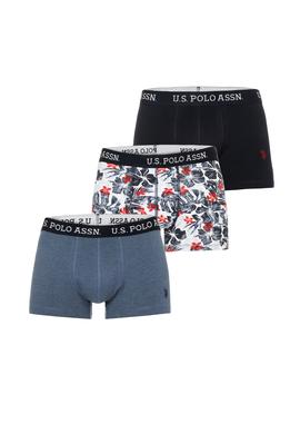 Erkek Lacivert 3'lü Boxer