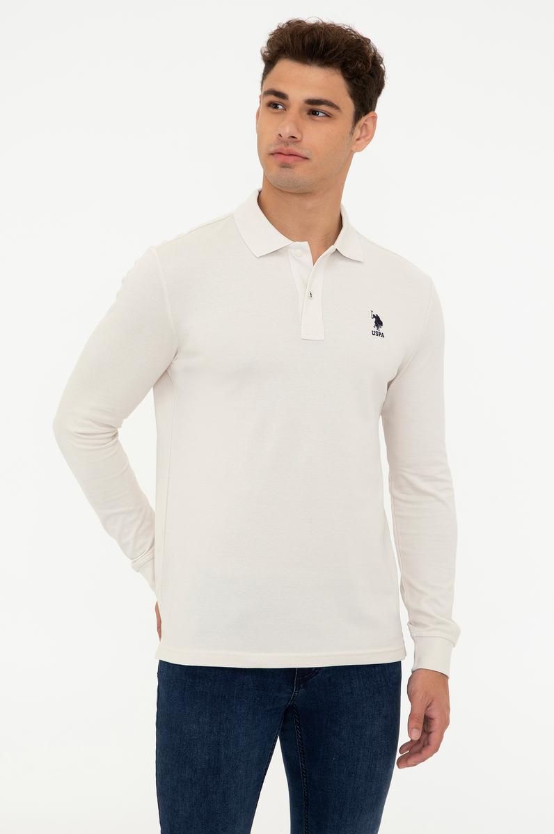 Erkek Krem Basic Sweatshirt