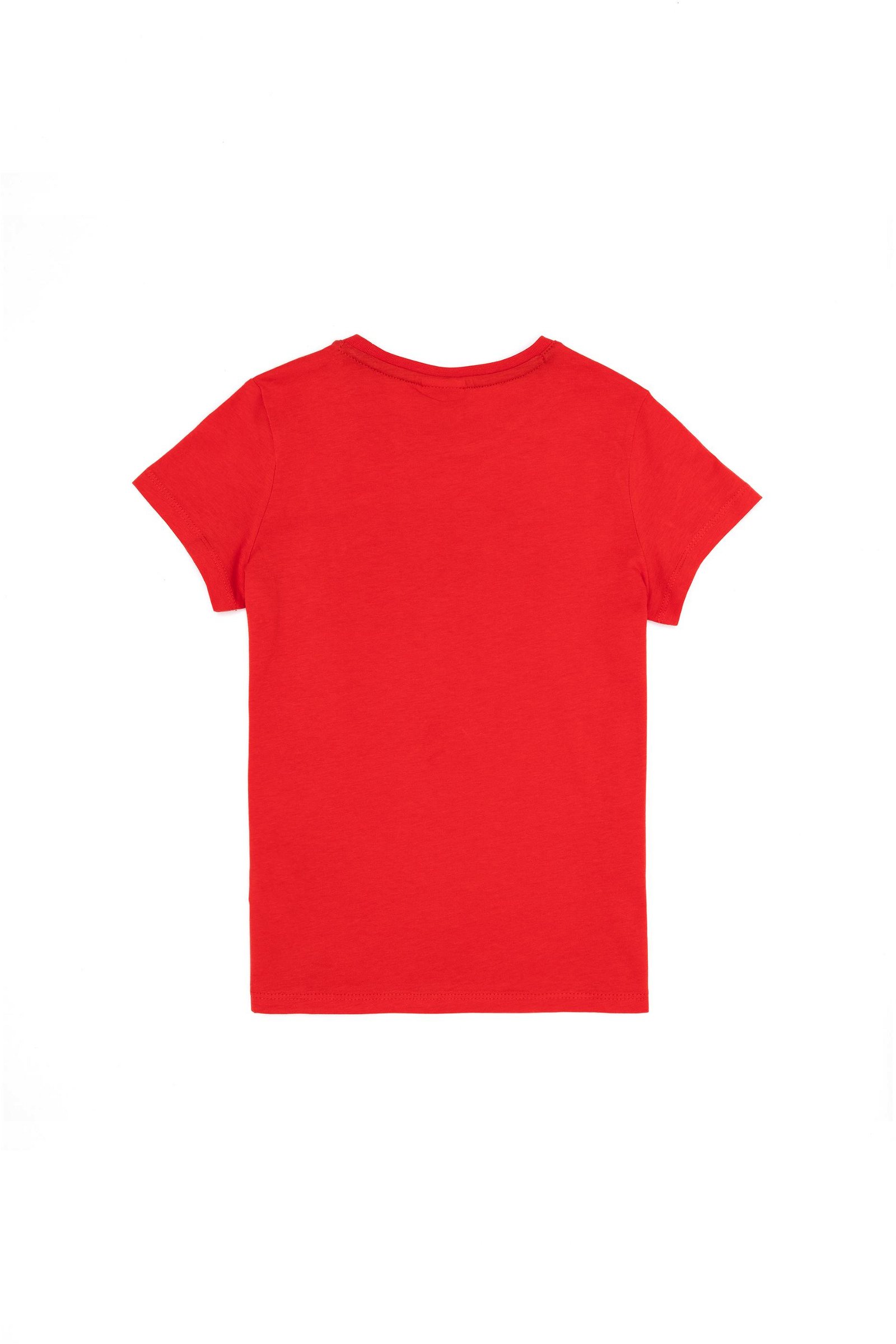 Çocuk Kırmızı Bisiklet Yaka Tişört