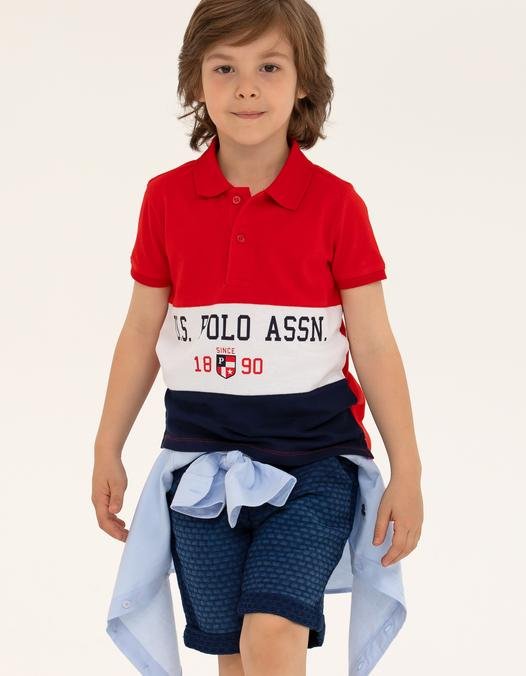 Erkek Çocuk Lacivert Polo Yaka Tişört