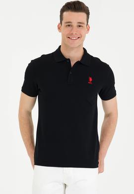 Erkek Siyah Polo Yaka Tişört