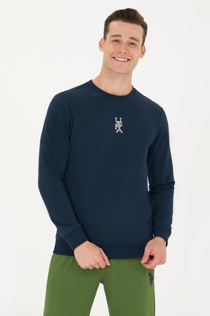 Erkek Lacivert Sweatshirt