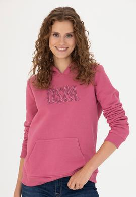 Kadın Pembe Basic Sweatshirt